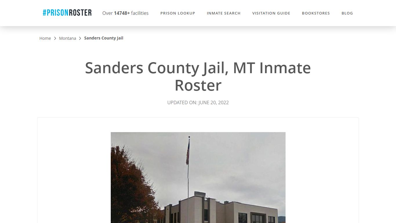 Sanders County Jail, MT Inmate Roster