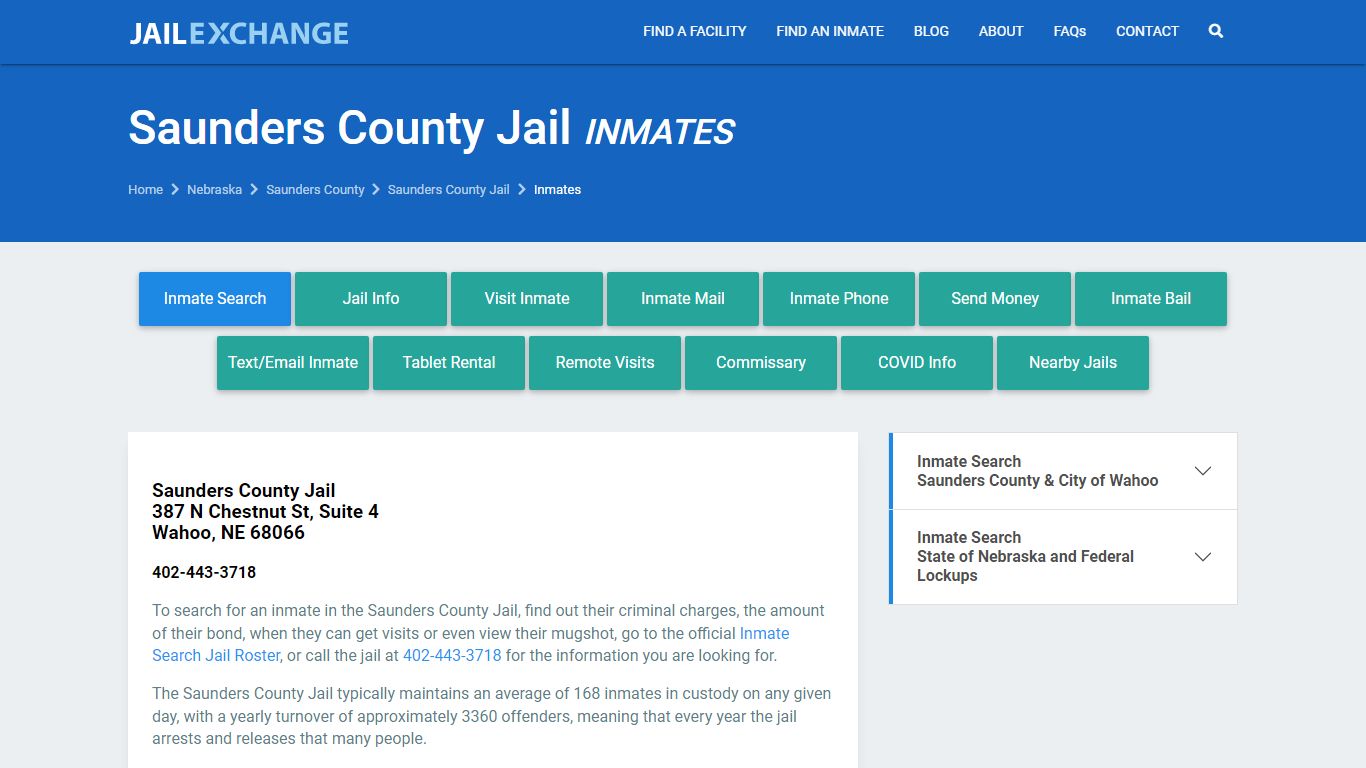 Saunders County Jail Inmates | Arrests | Mugshots | NE
